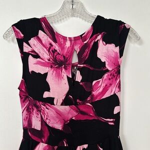 Melissa Bell flower print peplum dress